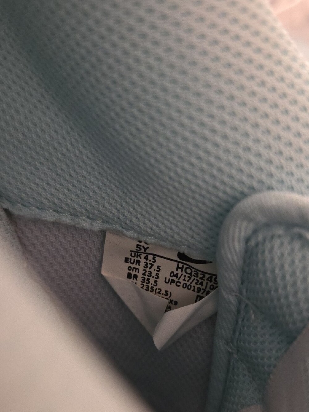 OFFERS/Nike Air Force 1. Low-Top Sneakers in Pale Blue & Silver Swoosh - Picture 3 of 10